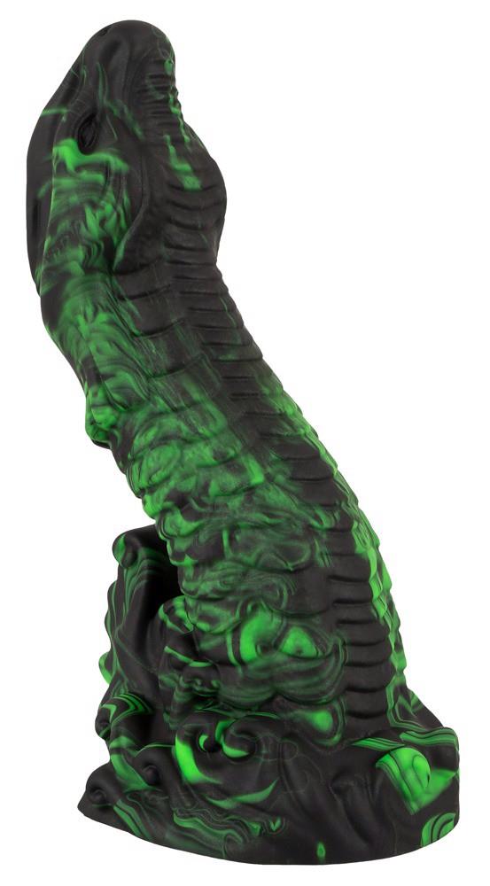 Dildo Lizard Peak – 22 cm, silikon liquid, przyssawka — zdjęcie 4