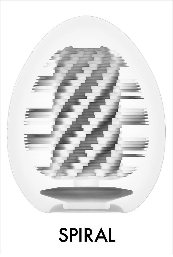 Masturbator jajko Tenga Egg Spiral Stronger – spiralna faktura — zdjęcie 3