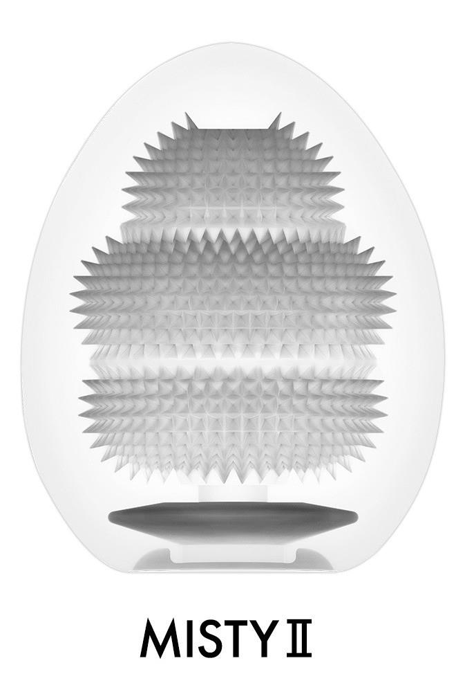 Masturbator Tenga Egg Misty II – jednorazowy, kolczasta tekstura — zdjęcie 3