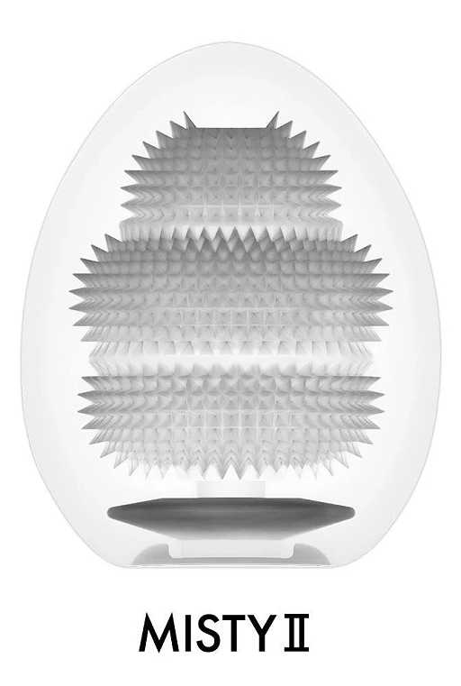 Masturbator Tenga Egg Misty II – jednorazowy, kolczasta tekstura — zdjęcie 3