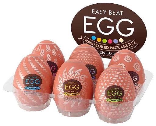 Masturbatory Egg HB Package II – zestaw 6 jednorazowych