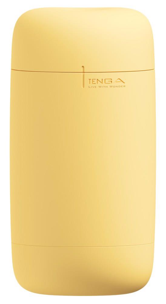 Masturbator Tenga Puffy Custard Yellow – miękka piankowa faktura — zdjęcie 2