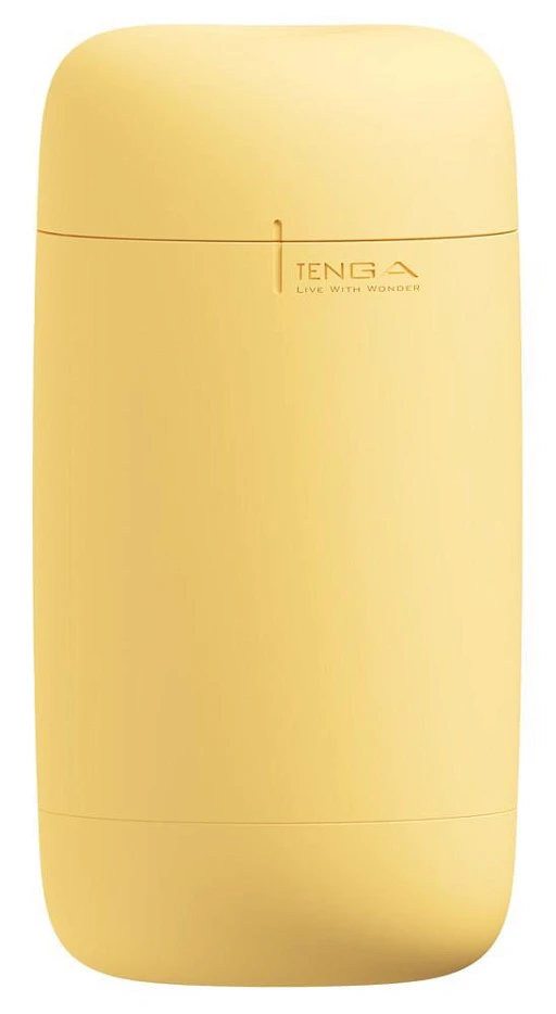 Masturbator Tenga Puffy Custard Yellow – miękka piankowa faktura — zdjęcie 2