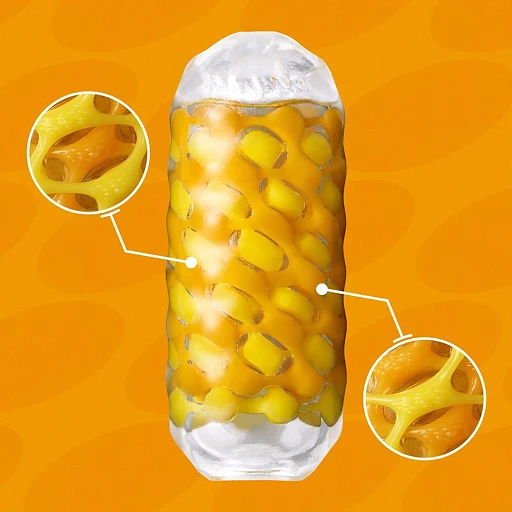 Masturbator Tenga Arte Weave - gęsty splot wypustek, wielorazowy — zdjęcie 2
