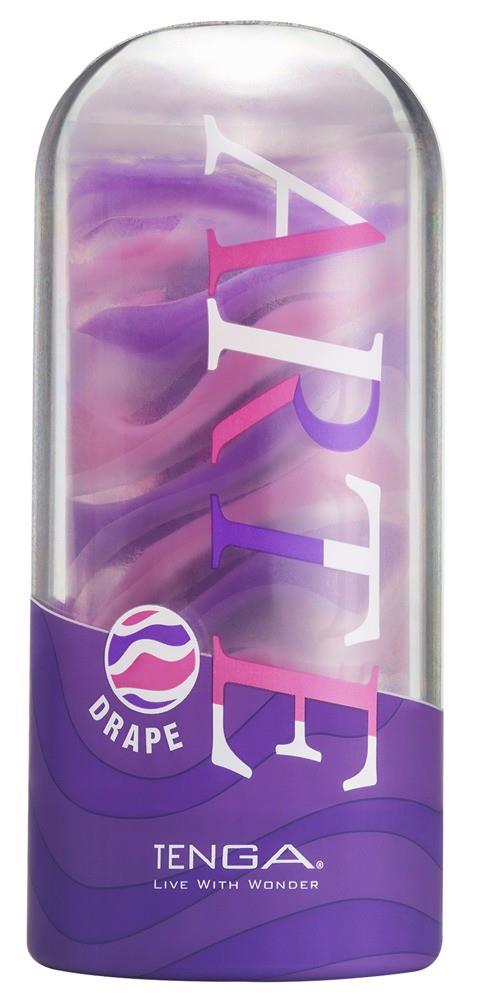 Masturbator Tenga Arte Drape – żłobione wnętrze, elastyczny — zdjęcie 5