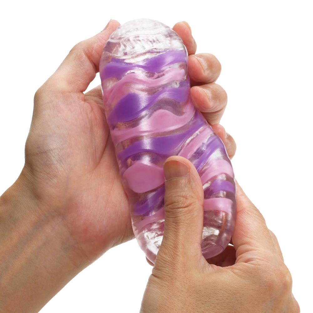 Masturbator Tenga Arte Drape – żłobione wnętrze, elastyczny — zdjęcie 4