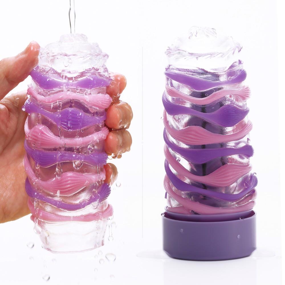 Masturbator Tenga Arte Drape – żłobione wnętrze, elastyczny — zdjęcie 6