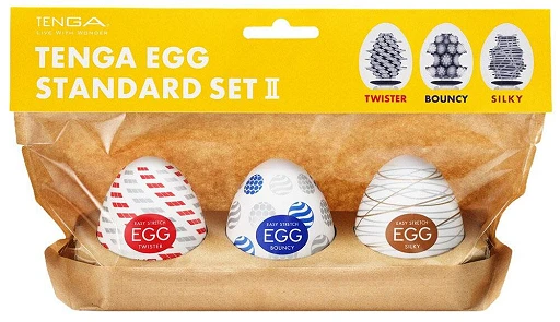 Masturbator jajko Tenga Egg Standard Set II – zestaw 3 szt. — zdjęcie 5