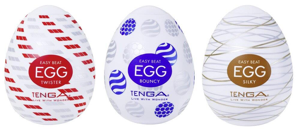 Masturbator jajko Tenga Egg Standard Set II – zestaw 3 szt. — zdjęcie 1