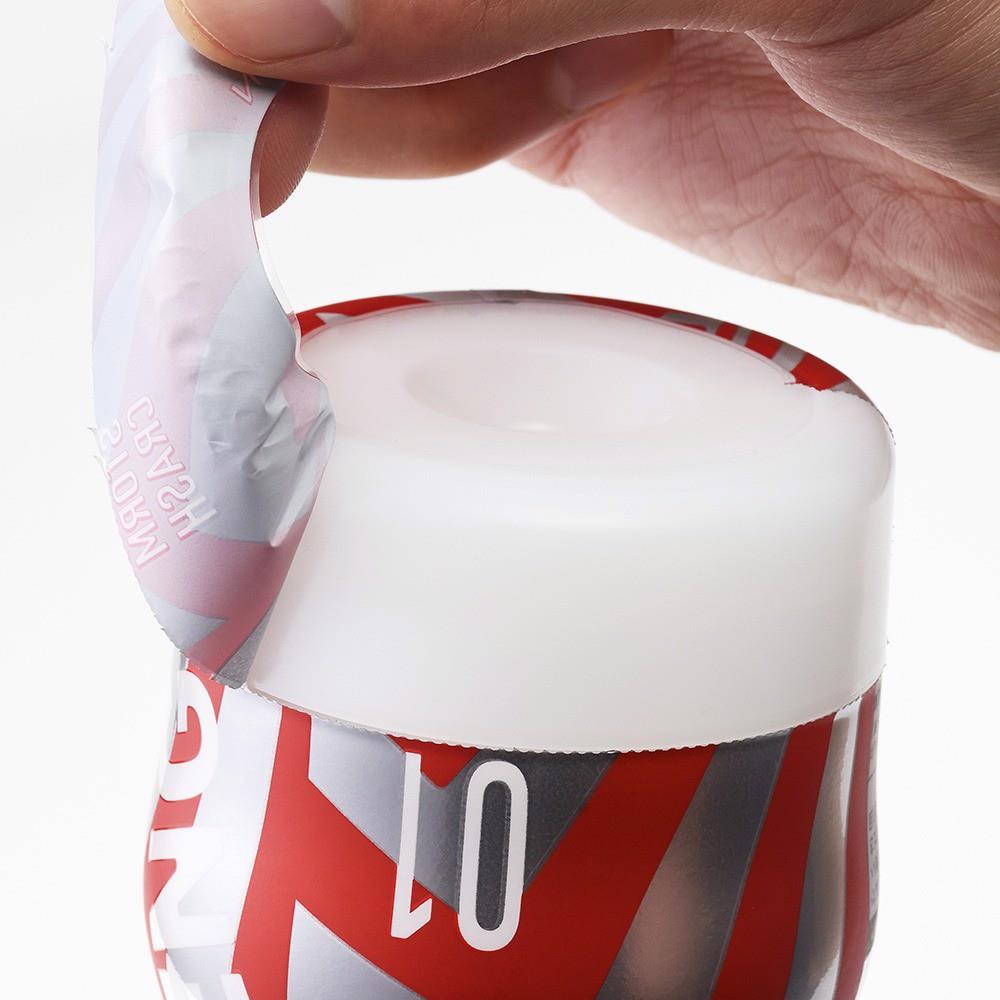 Masturbator Tenga Storm Crash – struktura 3D, regulowane zasysanie — zdjęcie 4