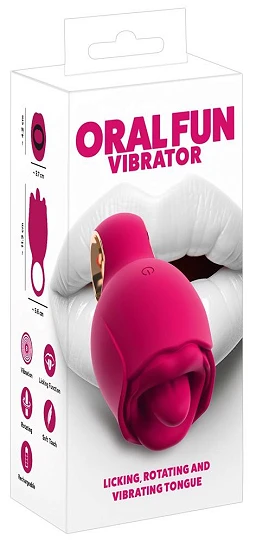 Stymulator Oral Fun – wirujący język, 8 trybów — zdjęcie 7