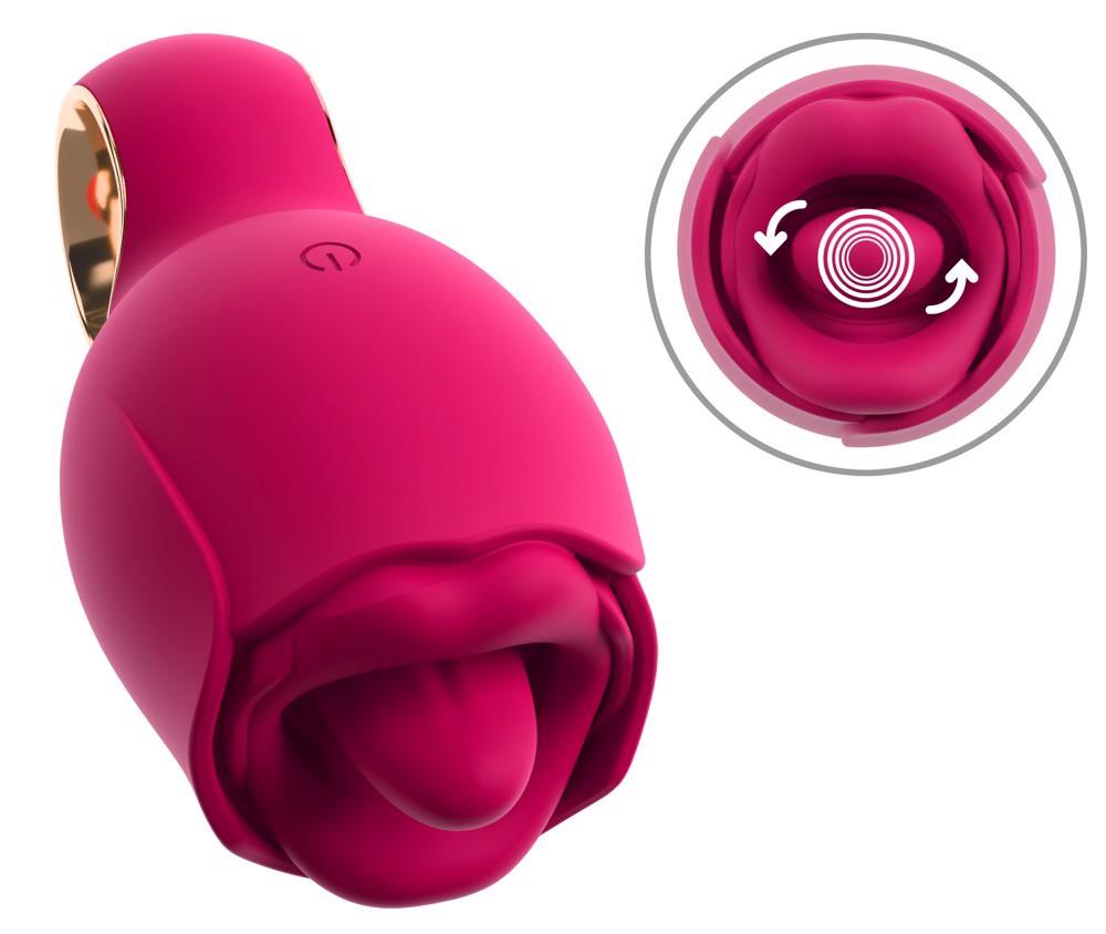 Stymulator Oral Fun – wirujący język, 8 trybów — zdjęcie 1