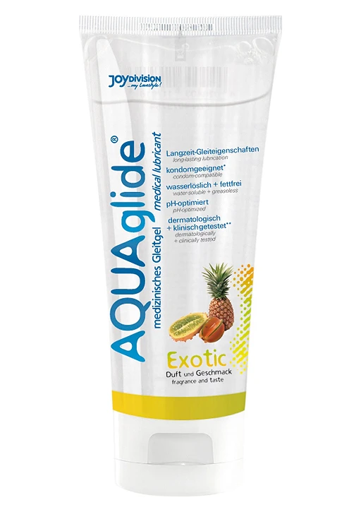 Żel nawilżający AQUAglide Exotic – owoce egzotyczne, 100 ml