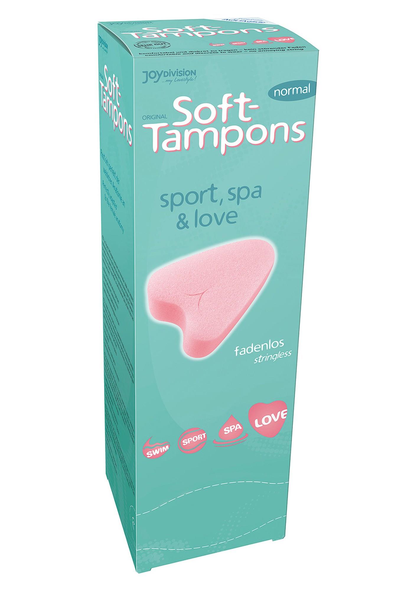 Tampony Soft normal - bez sznurka, 10 sztuk — zdjęcie 1