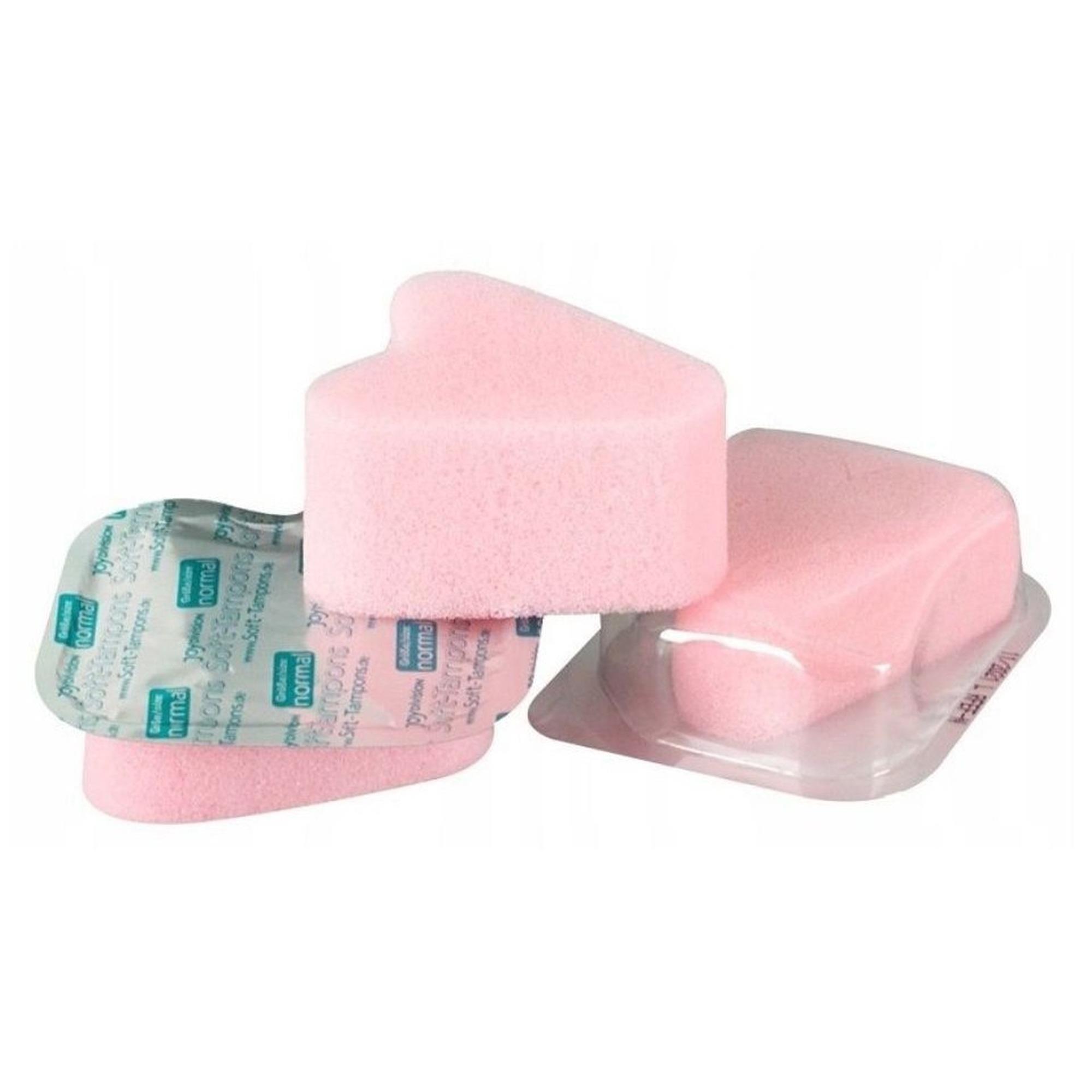 Tampony bez sznurka Soft-Tampons mini - miękka gąbka, 3 szt. — zdjęcie 2