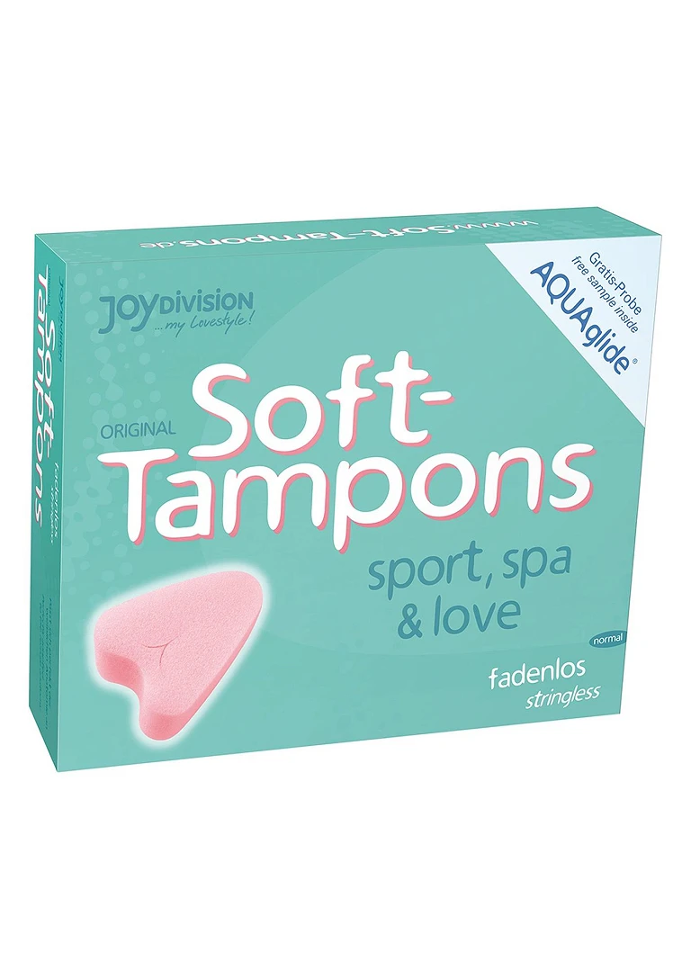Tampony bez sznurka Soft Tampons normal – 50 sztuk, miękka gąbka