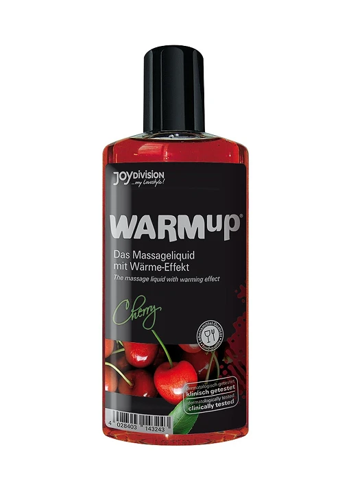 Olejek do masażu WARMup – rozgrzewający, wiśnia, 150 ml