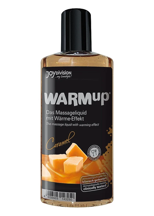 Olejek do masażu WARMup – efekt rozgrzewający, karmel, 150 ml