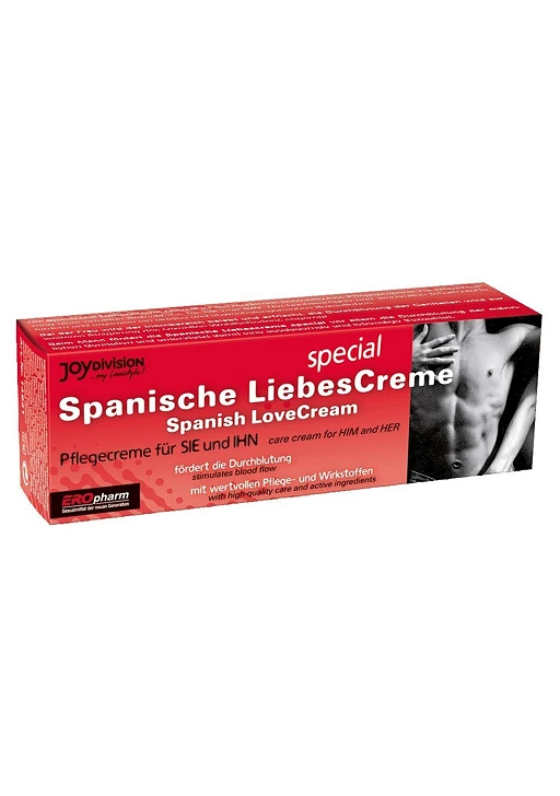 Krem intymny Spanish Lovecream Special - dla Niej i dla Niego, 40 ml — zdjęcie 2
