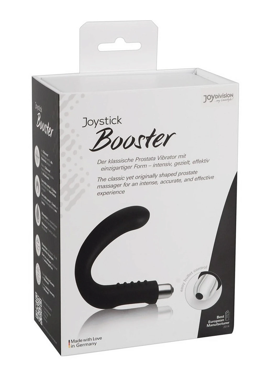 Masażer prostaty Joystick Booster - silikon, wibracyjny