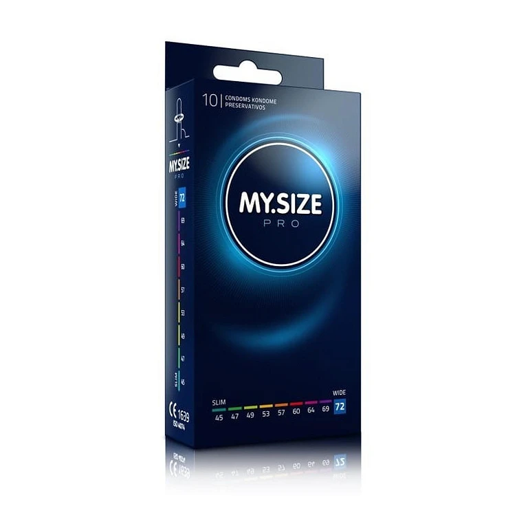 Prezerwatywy My.Size PRO 72 – szerokość 72 mm, 10 sztuk