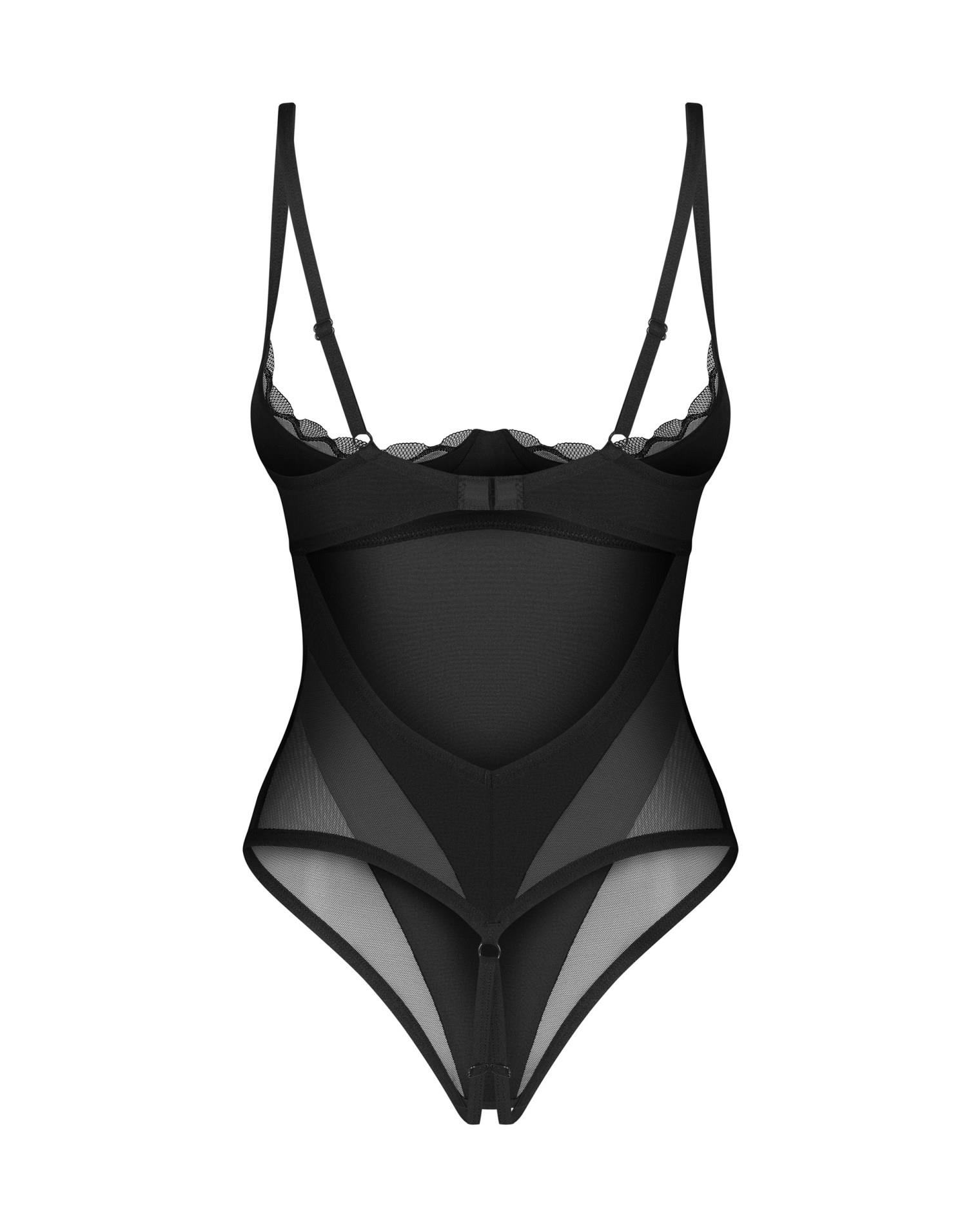 Body Stelisa – otwarty krój, półbiustonosz, S/M — zdjęcie 3