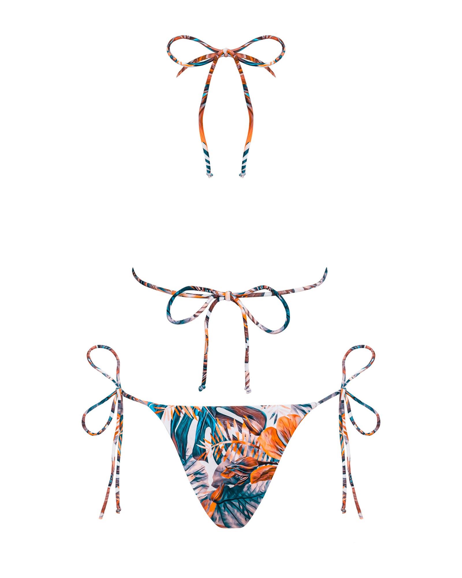 Bikini Tropicanes – brzoskwiniowe, dwustronne figi, XL — zdjęcie 6