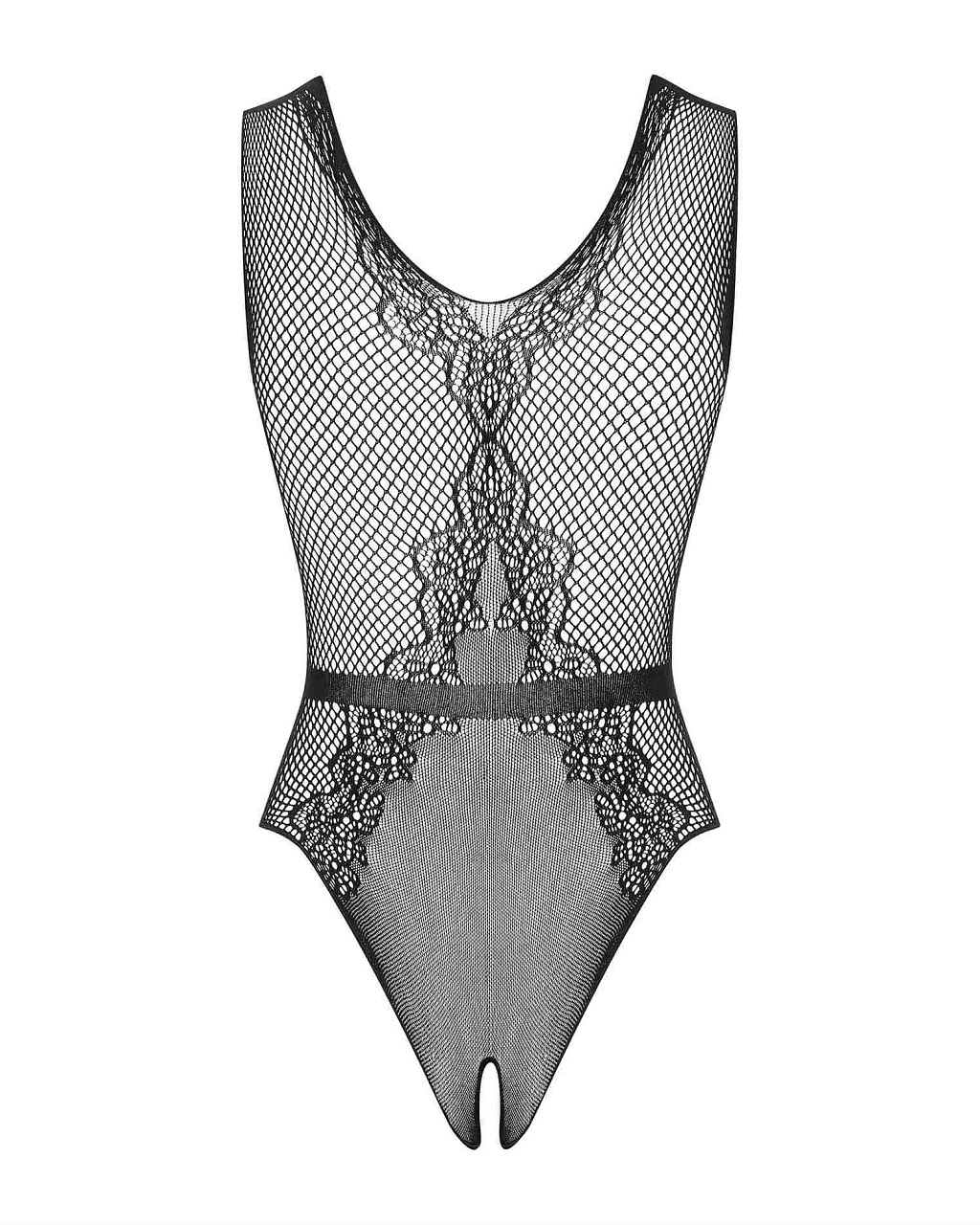 Body B115 - czarne z kokardką, S/M/L — zdjęcie 6