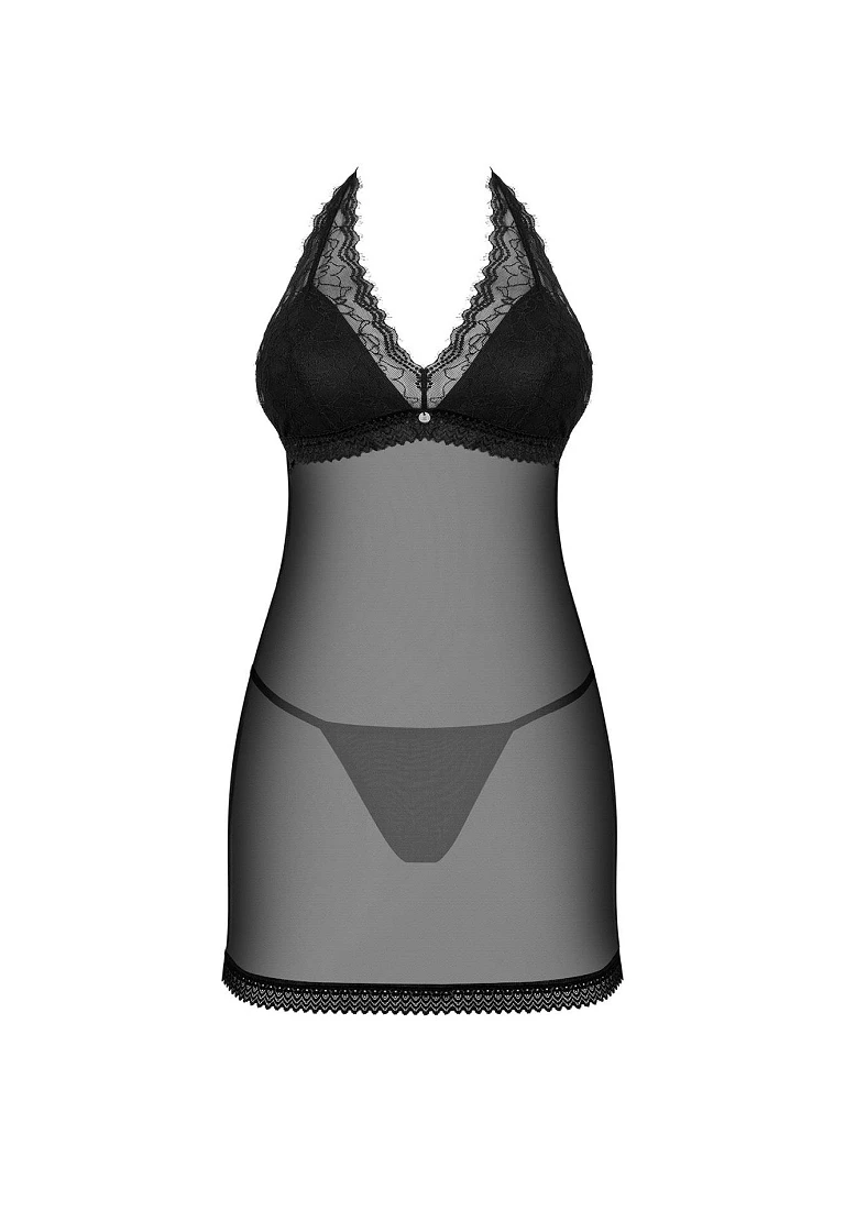 Zestaw Obsessive Woody – bielizna, perfumy, kula do kąpieli, M/L