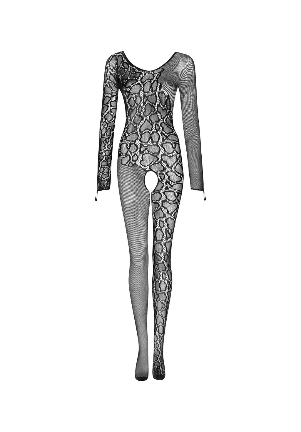 Bodystocking G326 - seksowny wężowy wzór S/M/L — zdjęcie 5