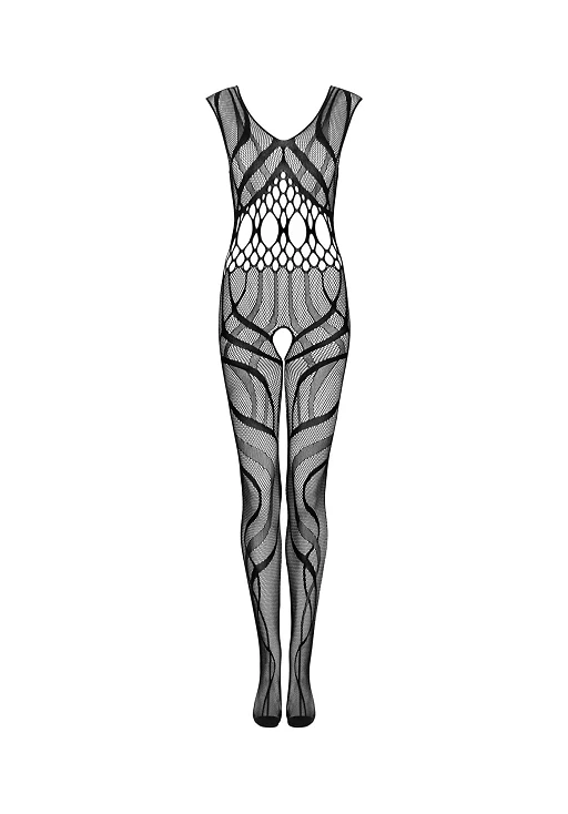 Bodystocking G328 S/M/L – otwarty krok i elastyczna siateczka, S/M — zdjęcie 6