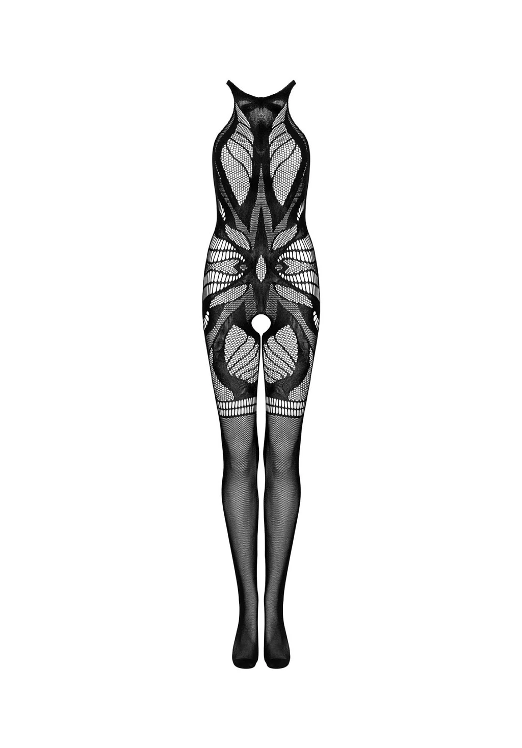 Bodystocking G331 - czarne siateczkowe S/M/L — zdjęcie 5