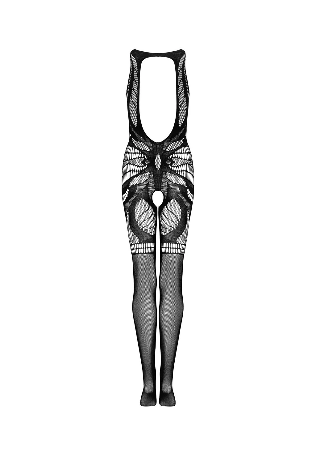 Bodystocking G331 - czarne siateczkowe S/M/L — zdjęcie 6