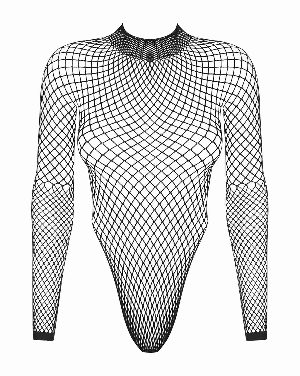 Body B125 - czarne siateczkowe, S/M — zdjęcie 5