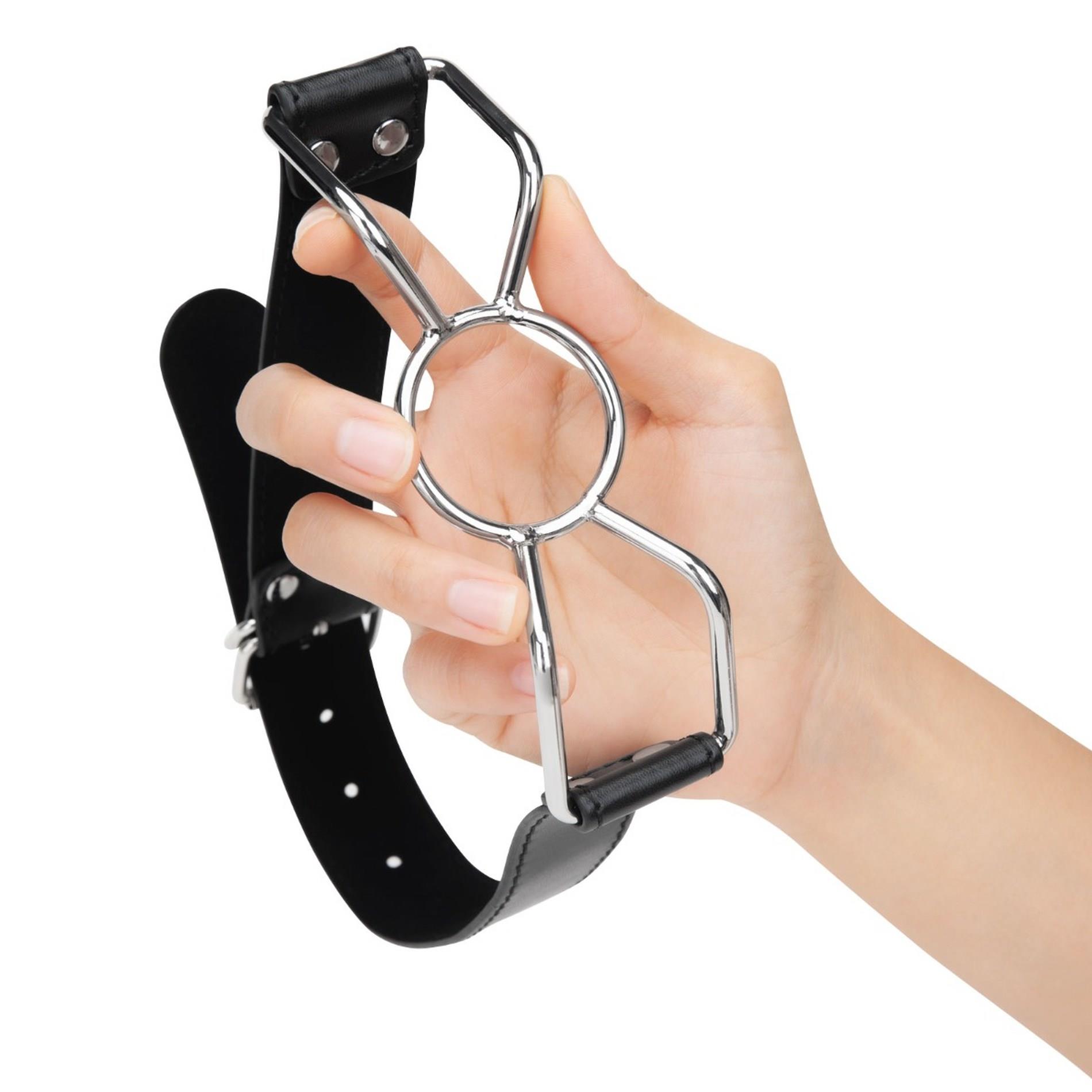 Knebel typu spider – metalowy pierścień, regulowany pasek — zdjęcie 3
