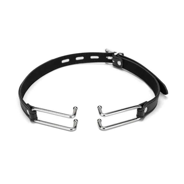 Knebel rozciągający usta Spider Gag 2 – regulowany, czarny