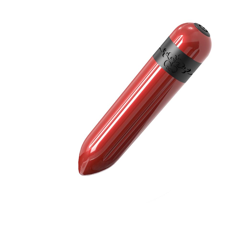 Mini wibrator Rocket – czerwony, 9 trybów — zdjęcie 1