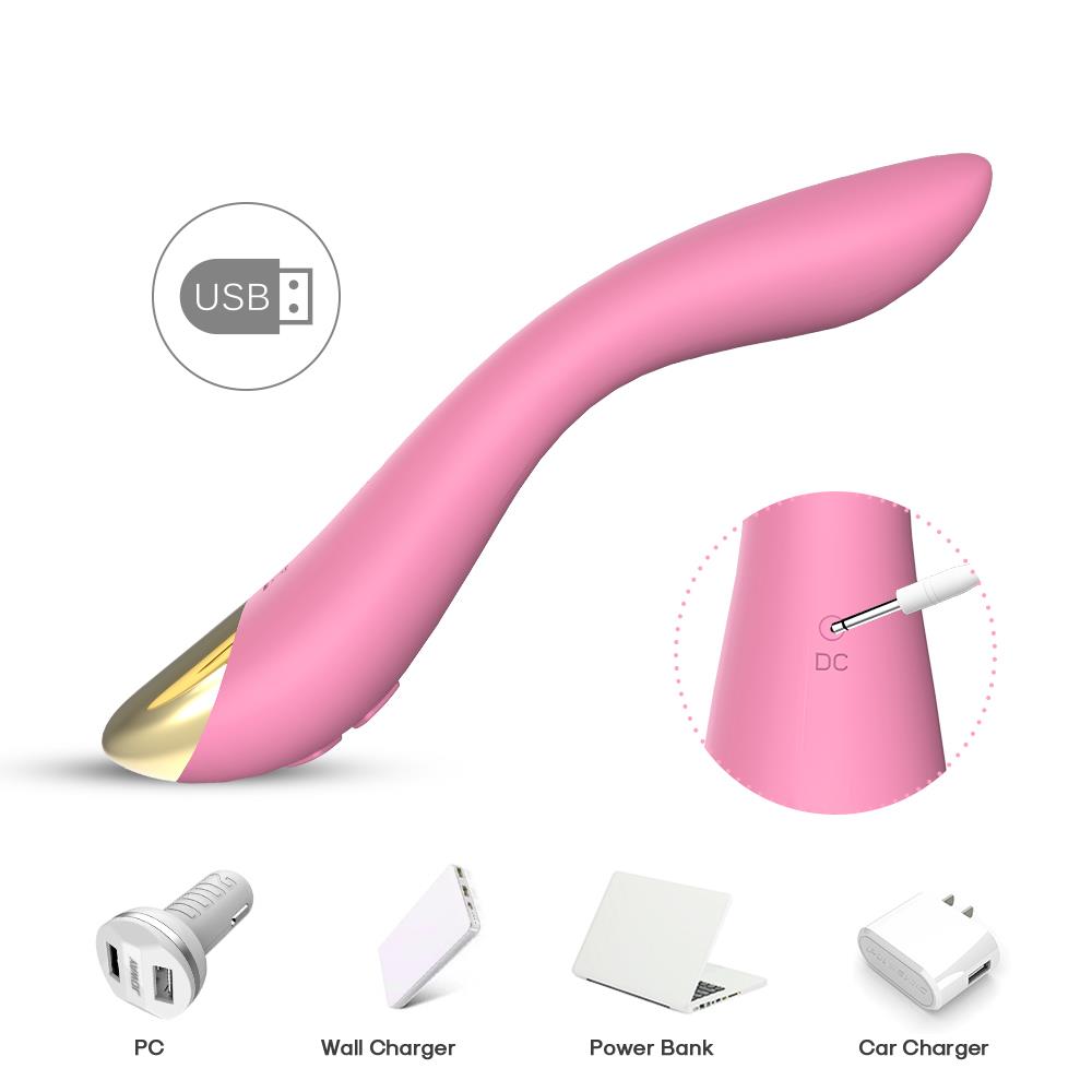 Wibrator Flamingo light pink – punkt G i łechtaczka — zdjęcie 4