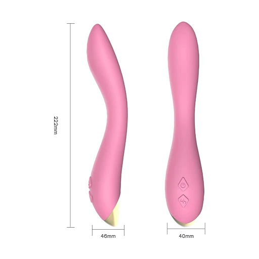 Wibrator Flamingo light pink – punkt G i łechtaczka — zdjęcie 7