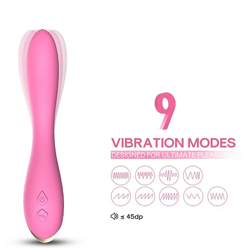 Wibrator Flamingo light pink – punkt G i łechtaczka — zdjęcie 9