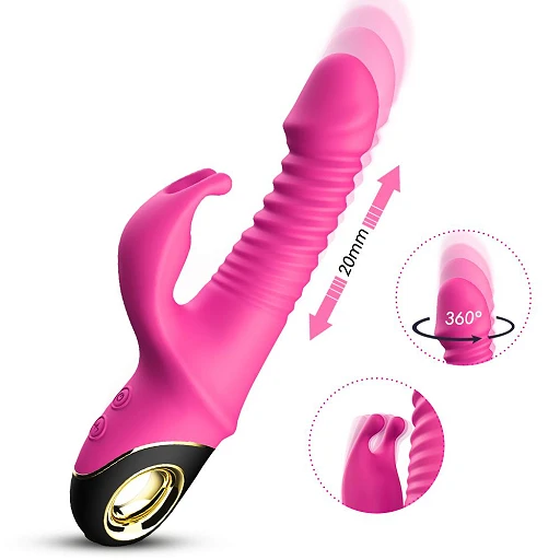 Wibrator króliczek Zing – pulsacja + rotacja, 19,5 cm — zdjęcie 2