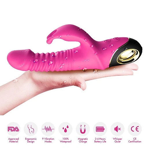 Wibrator króliczek Zing – pulsacja + rotacja, 19,5 cm — zdjęcie 6