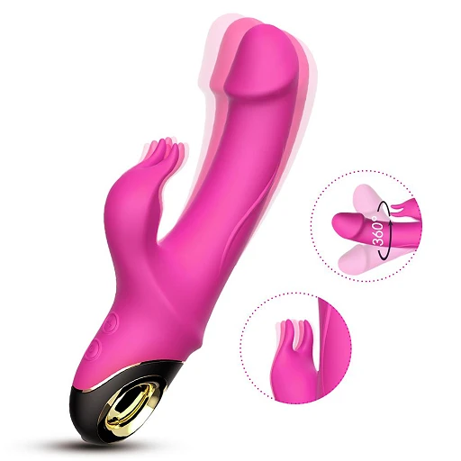 Wibrator króliczek Meteror pink – 2 silniki, wodoodporny — zdjęcie 5