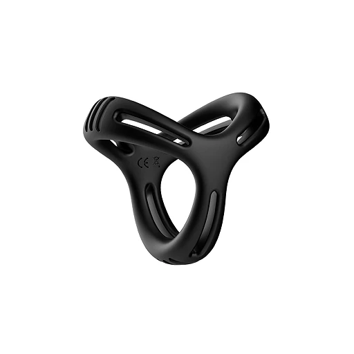 Pierścień erekcyjny Timer black - silikon — zdjęcie 4