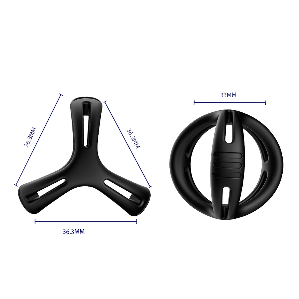 Pierścień erekcyjny Timer black - silikon — zdjęcie 6