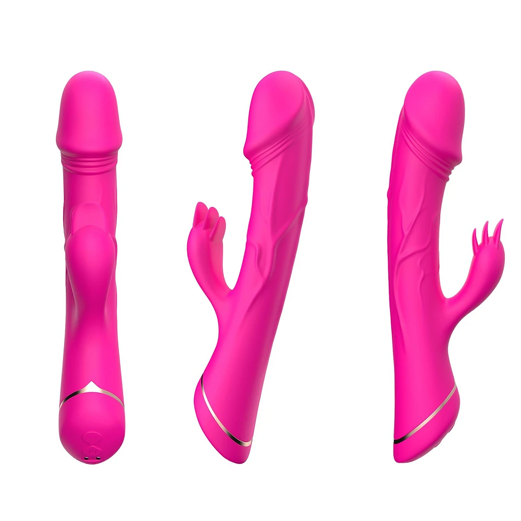 Wibrator króliczek Rubberco Rose Red – 2 silniki, 9 trybów — zdjęcie 7