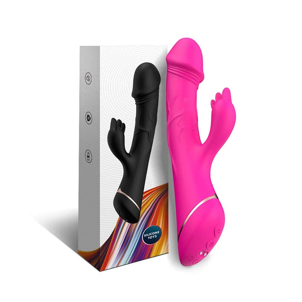 Wibrator króliczek Rubberco Rose Red – 2 silniki, 9 trybów — zdjęcie 9