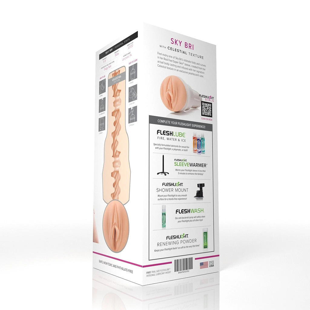 Masturbator Fleshlight Sky Bri Celestial – wagina, wkładka SuperSkin — zdjęcie 6