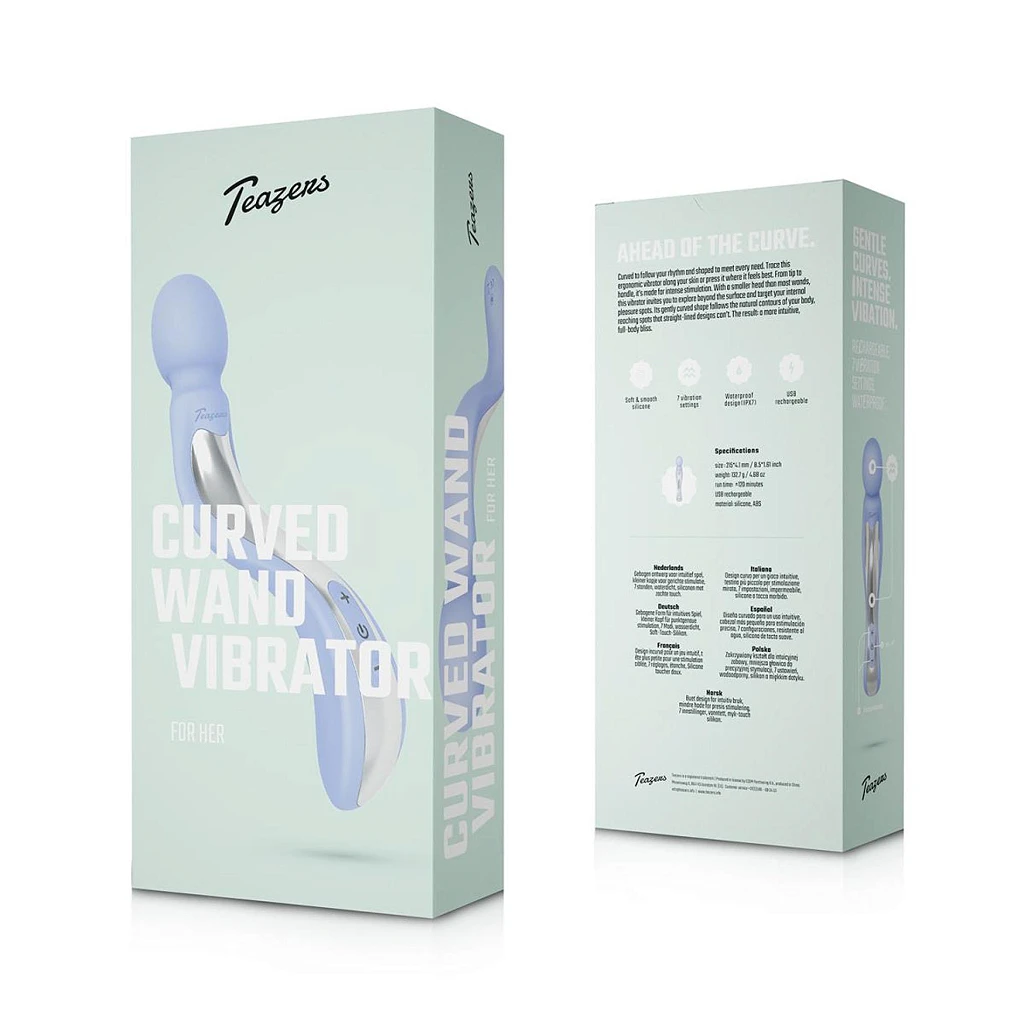 Wand Curved – zakrzywiony masażer z silikonową głowicą — zdjęcie 8