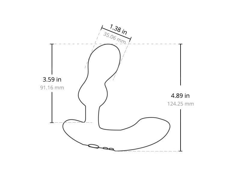 Masażer prostaty LOVENSE Edge 2 - silikon, Bluetooth — zdjęcie 9